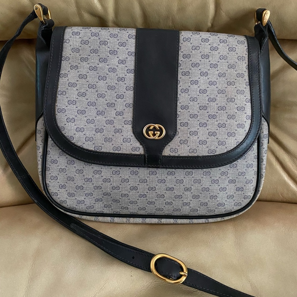 FINAL PRICE! Vintage Gucci 3 pc Micro GG Bag/Coin Pouch/Key wallet - Picture 2 of 16